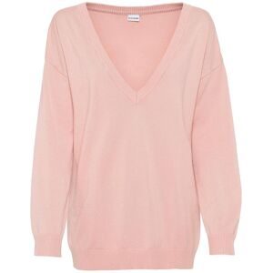 bonprix, bonprix Strickpullover kuschelweiches Material, Oversize-Passform, V-Ausschnitt