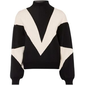 bonprix, bonprix Strickpullover "Oversize-Pullover" im grafischen Intarsien‑Strick mit Viskoseanteil