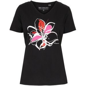 bonprix, bonprix T-Shirt aus Baumwolle, mit floralem Druck, Kurzarm-Design