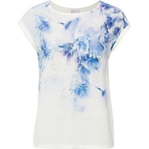 bonprix, bonprix Blusenshirt figurumspielende Passform, Kurzarm, toller Materialmix