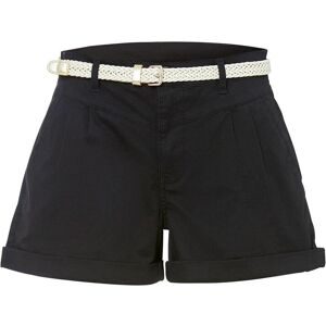 bonprix, bonprix Shorts aus Baumwolle und Elasthan, Regular Fit, mit umgeschlagenem Saum