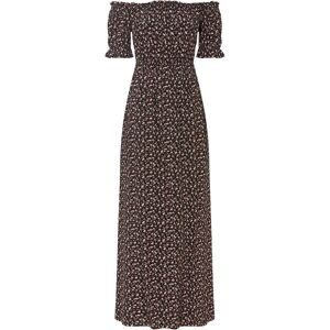 bonprix, bonprix Maxikleid "Maxikleid aus reiner Viskose" für modernen Look, aus Viskose, mit freien Schultern