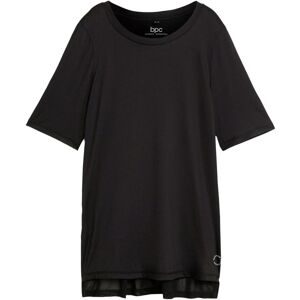 bonprix, bonprix T-Shirt bequeme Passform, Halbarm, sportlicher Stil, mit Mesheinsatz im Rücken