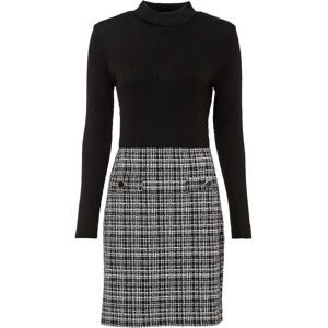 bonprix, bonprix Minikleid 1 tlg. für Frühling und Sommer, mit langem Arm, schmale Passform