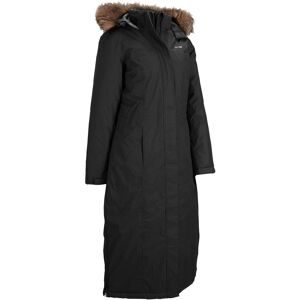 bonprix, bonprix Wintermantel mit abnehmbarer Kapuze + Fellimitat, Daumenlöcher, Handy-Innentasche