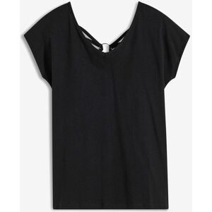 bonprix, bonprix T-Shirt lockere Passform, mit V-Ausschnitt, mit coolem Rückendetail