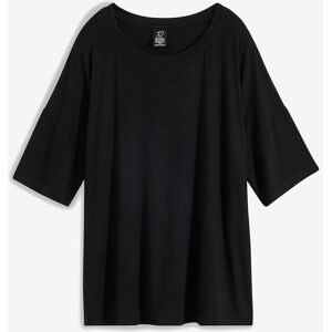 bonprix, bonprix Oversize-Shirt oversize Passform, Halbarm-Design, aus Viskose und Elasthan