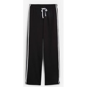 bonprix, bonprix Sweathose aus Baumwolle, mit Kordelzug, Loose Fit, mit Seitenstreifen