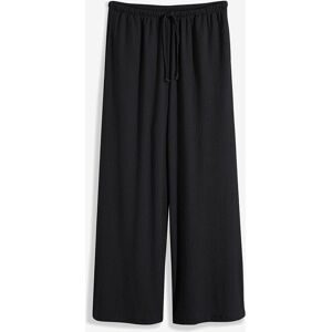 bonprix, bonprix Jerseyhose aus Strukturjersey, Loose Fit Passform, mit Elasthan-Anteil