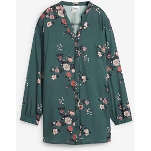 bonprix, bonprix Longbluse in lockerer Tunika-Passform, aus Viskose, hinten länger geschnitten