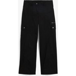 bonprix, bonprix Cargohose aus Baumwolle mit Elasthan, weite Passform, reguläre Passform