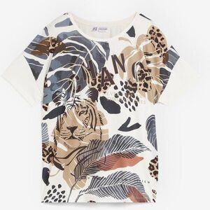 bonprix, bonprix T-Shirt Loose Fit Passform, Kurzarm, mit Foilprint