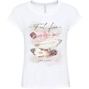 bonprix, bonprix T-Shirt Slim Fit Passform, Kurzarm-Design, aus Polyester und Viskose