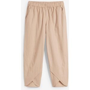 bonprix, bonprix 3/4-Hose "3/4-Hose aus leichtem Leinen-Mix" aus Leinen-Mix, mit Seitenschlitzen, Regular Fit, casual Stil