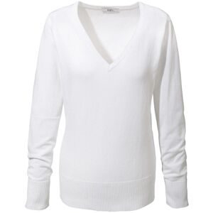 bonprix, bonprix Strickpullover "Feinstrickpullover" aus Baumwollmischung, mit V-Ausschnitt, schmale Passform