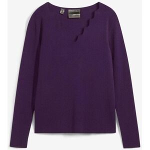 bonprix, bonprix Strickpullover "Feinstrickpullover aus fliessendem Viskose-Mix" aus weichem Viskose-Mix, mit tollem Wellenausschnitt, Slim fit
