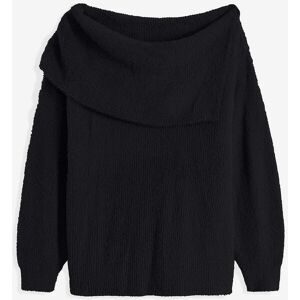 bonprix, bonprix Strickpullover mit einseitigem Off‑Shoulder‑Ausschnitt, lässige Passform