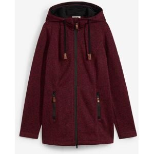 bonprix, bonprix Strickfleecejacke 1 Stk. tlg. mit Kapuze bequeme Passform, mit Kapuze, mit verschliessbaren Taschen