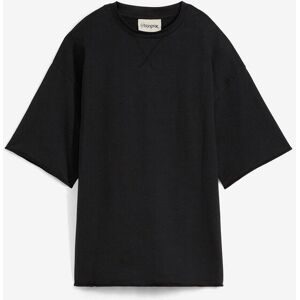 bonprix Long-Sweatshirt aus reiner Baumwolleschwarz 52Damen