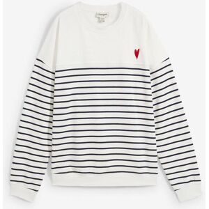 bonprix, bonprix Sweatshirt, Oversize Passform, gestreiftes Design im bretonischen Stil