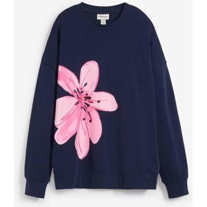 bonprix, bonprix Sweatshirt, Oversize-Passform, mit grossem Blumendruck