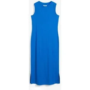 bonprix Jersey-Kleid aus Baumwolle mit Stretchblau 36Damen