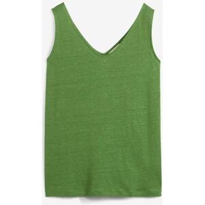 bonprix, bonprix Tanktop aus Leinen, ärmelloses Design, strukturierte Oberfläche, atmungsaktiv
