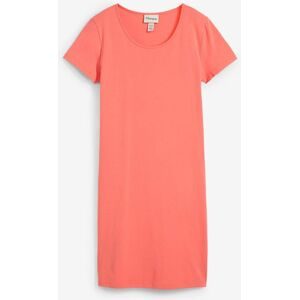 bonprix, bonprix Jerseykleid bequeme Passform, aus Baumwolle mit Elasthan, Kurzarm-Design