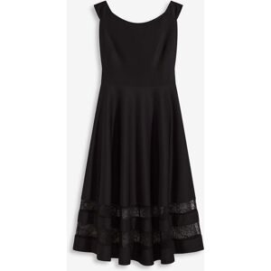 bonprix, bonprix Off-Shoulder-Kleid mit Spitzen-Einsatz, ausgestellte Passform