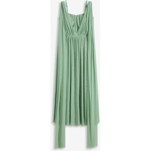 bonprix, bonprix Maxikleid Maxi-Länge, ohne Ärmel, Regular Fit, aus Mesh-Obermaterial