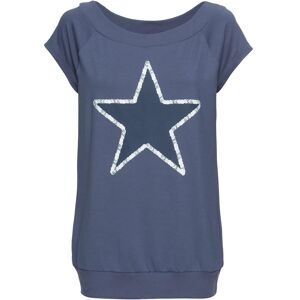 bonprix, bonprix T-Shirt bequeme Passform, U-Boot-Ausschnitt, Rippbündchen