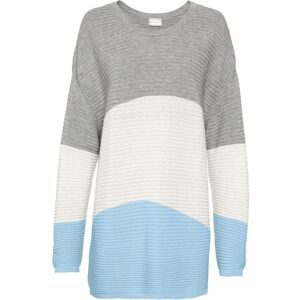 bonprix, bonprix Longpullover aus Baumwollmischung, mit Rundhalsausschnitt, lange Form