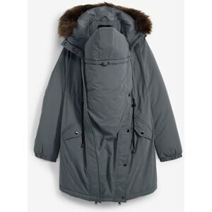 bonprix, bonprix Umstandsjacke mit Kapuze mit seitlichen Reissverschlüssen zur Weitenregulierung, mit 2-Wege-Zip