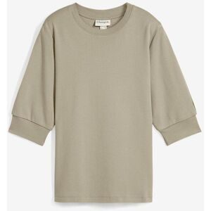 bonprix, bonprix T-Shirt Oversize-Passform, dezente Puffärmel, Halbarm, aus reiner Baumwolle