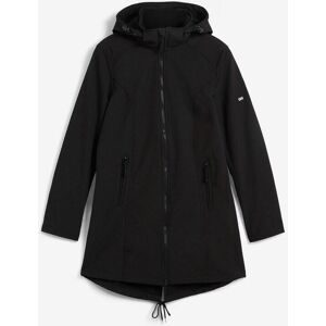 bonprix, bonprix Softshellparka mit Kapuze figurbetonter Schnitt, 2-Wege-Reissverschluss, Kordelzüge im Saum
