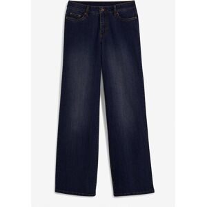 bonprix, bonprix Weite Jeans Loose Fit, 5-Pocket-Style, Wide-Leg Jeans, Mid Waist