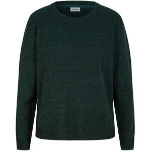 bonprix, bonprix Strickpullover aus Polyacryl, mit Rundhals-Ausschnitt, melierte Optik
