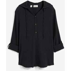 bonprix, bonprix Schlupfbluse 1 Loose fit, für Frühling und Sommer, aus Baumwolle, Musselin-Tunika