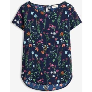 bonprix, bonprix Shirtbluse figurumspielende Passform, abgerundeter, hinten etwas längerer Saum