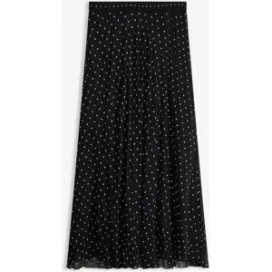 bonprix Chiffon-Rock in Crash-Optikschwarz 36Damen
