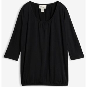 bonprix, bonprix Oversize-Shirt "Oversize-Shirt aus Viskose-Mix" lässig geschnittene Passform, mit Fledermausärmeln, aus Viskose-Mix