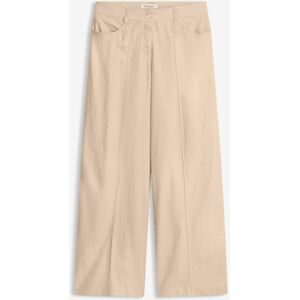 bonprix, bonprix Palazzohose aus Leinen und Viskose, Loose Fit, eleganter Stil