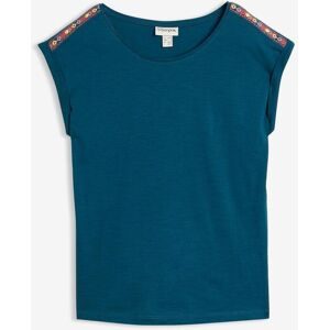 bonprix, bonprix T-Shirt bequeme Passform, überschnittene Schultern, reine Baumwolle