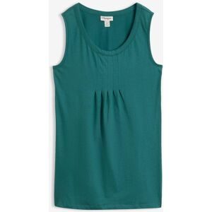 bonprix, bonprix Longtop "Long-Top" mit elegantem Faltendetail, lockere Passform, reine Baumwolle