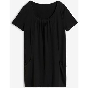 bonprix, bonprix Longshirt figurumspielende Passform, Kurzarm, mit Eingriffstaschen