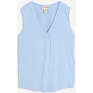 bonprix, bonprix Shirttop bequeme Passform, aus Viskose-Mix, V-Ausschnitt