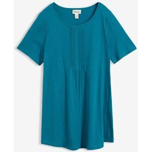 bonprix, bonprix T-Shirt "T-Shirt in A-Linien-Form, kurzarm" dezente A-Linie, Kurzarm, aus Baumwolle und Viskose