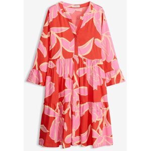 bonprix, bonprix Tunikakleid figurumspielende Passform, mit trendigem Muster, Sommerkleid
