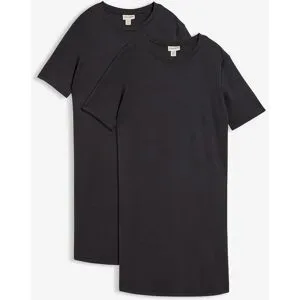 bonprix Shirtkleid (2er-Pack)schwarz 48Damen