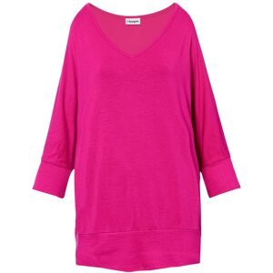 bonprix, bonprix Oversize-Shirt "Oversized-Shirt aus fliessender Viskose" weite Passform, 3/4-Ärmel, weiter Ausschnitt, aus Viskose
